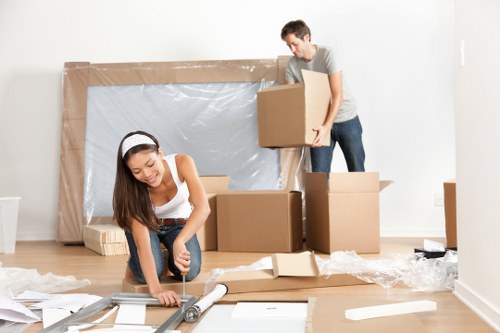 Moving team assisting with removals in Colneyhatch