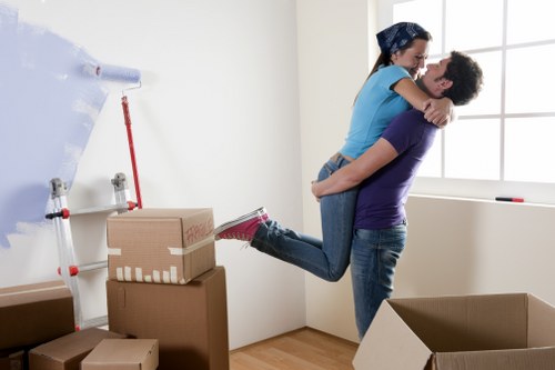 Flat removals in Colneyhatch planning and packing scene