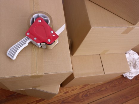 Business stock and equipment stored in a Colneyhatch short-term storage unit